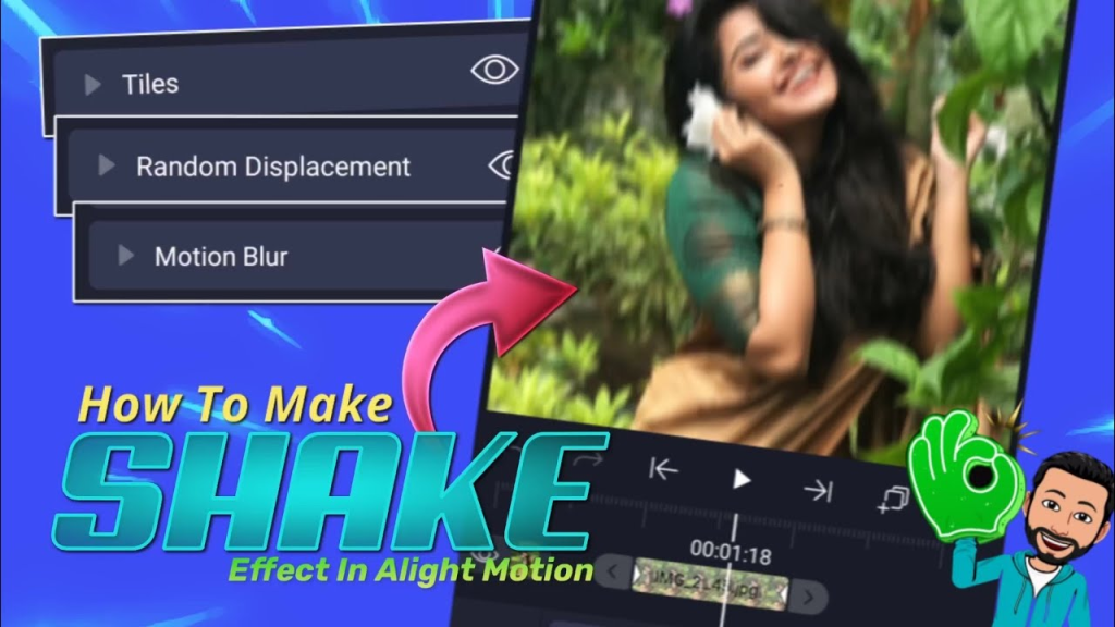 Adding Shake Effects to Your Video With Alight Motion